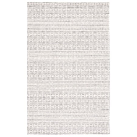 Safavieh 3 x 5 ft. Marbella Contemporary Hand Woven Rectangle Rug Grey & Ivory MRB327F-3